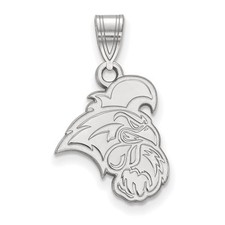 Sterling Silver LogoArt Coastal Carolina University Chanticleer Medium Pendant