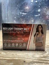 Red Light Therapy Belt, 100 LEDS, 12W, Timer, New Sealed, Free Shipping