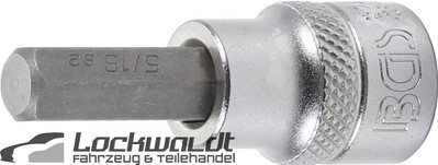 BGS bit insert drive internal square 10 mm 3/8'' hexagonal socket 5/16''