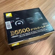 Nikon D5500 DSLR Camera Kit with 18-55mm  55-300mm Lenses, Used Japan