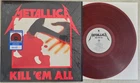 METALLICA KILL EM ALL 2021 Blood Red Vinyl LP Record Hype Digital Download