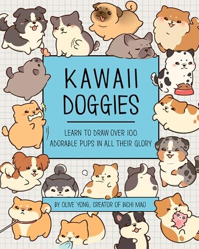 Kawaii Doggies : Learn To Draw Over 100 Adorable Pups In All Their Glory Volume 7 Olive Yong - Image 7
