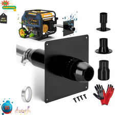 Generator Exhaust Extension Silencer Kit With Three Universal Adapters Compatibl