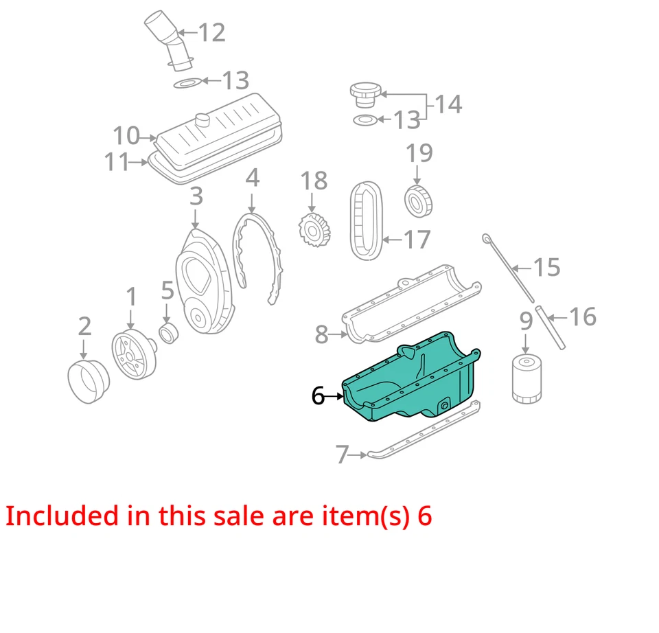 GM BLAZER 1998-2005 CÁRTER DE ACEITE 12597151 NUEVO OEM Foto 3 de 4