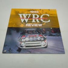 1993 WRC World Rally Championship Review Laserdisc PILW-1148 Japan Import