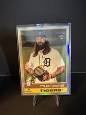 2025 Topps Heritage #522 Tyler Owens Chrome Refractor