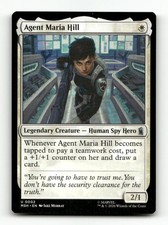 Agent Maria Hill 2 Uncommon Marvel Super Heroes Magic: The Gathering Near Mint