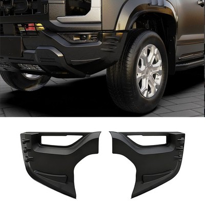 Matte Black Front Bumper Corner Guard Lower Cover Trim For BYD Shark 6 2024-2026