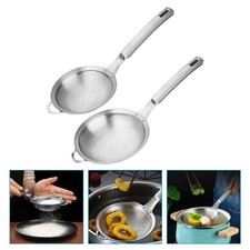  2 Pcs Colino Per Alimenti Resistente All'usura Acciaio Inox Filtro Dell'olio