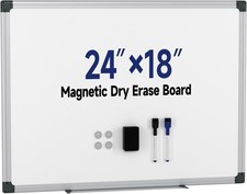 Magnetic White Board Hanging for Wall, Dry Erase Board for Office, Sch