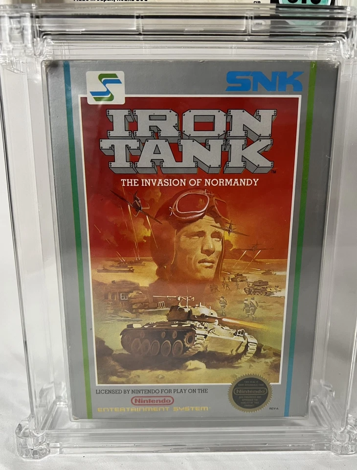 NES Iron Tank: The Invasion of Normandy SEALED WATA GRADED 8.5 Nintendo 1988 - Image 2 of 4