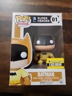 Funko Pop Yellow Batman 01 Dc Super Heroes Entertainment Earth Exclusive