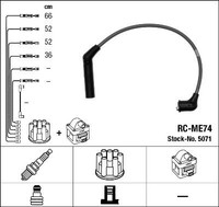 ZÜNdleitungssatz NGK 5071 FÜR Mitsubishi ZÜNdkabelsatz ZÜNdkabel KIT