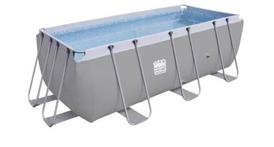 Happy People Stahlrahmen Pool-Set - 400x207xH122cm (77521)