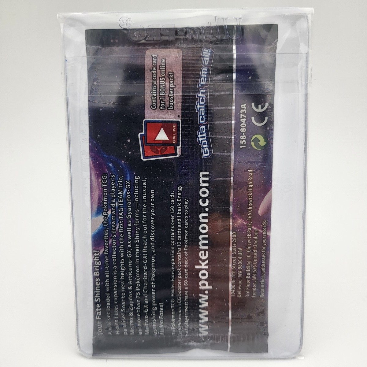 Pokemon Sun & Moon Hidden Fates Booster Pack | eBay