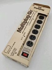 Alert SLP Temporary Power Tap 6-Outlet Heavy Duty Power Strip 6M15-6 125V 15A