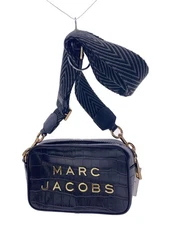 MARC JACOBS Shoulder Bag Cowhide BLK Solid H108L01PF22
