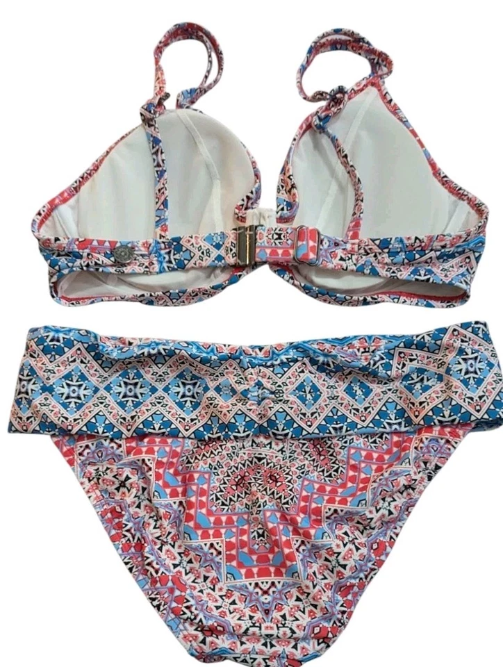 Traje de baño bikini Swim Systems Avalon con aros superior plegable inferior 2 piezas 34DD S Foto 2 de 4