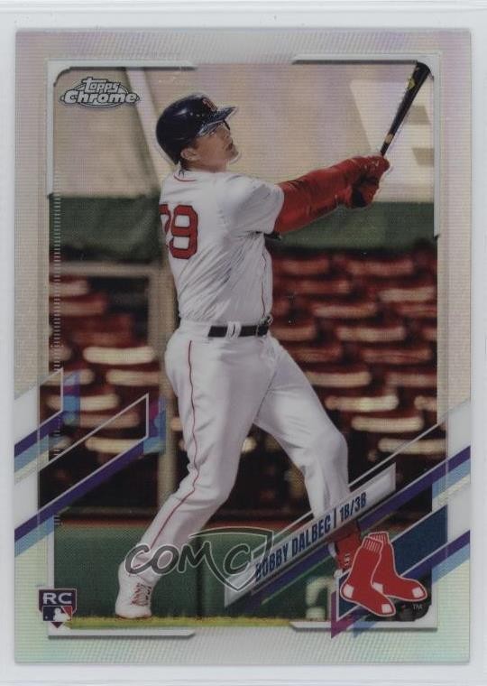 2021 Topps Chrome Refractor Bobby Dalbec #151 0u46
