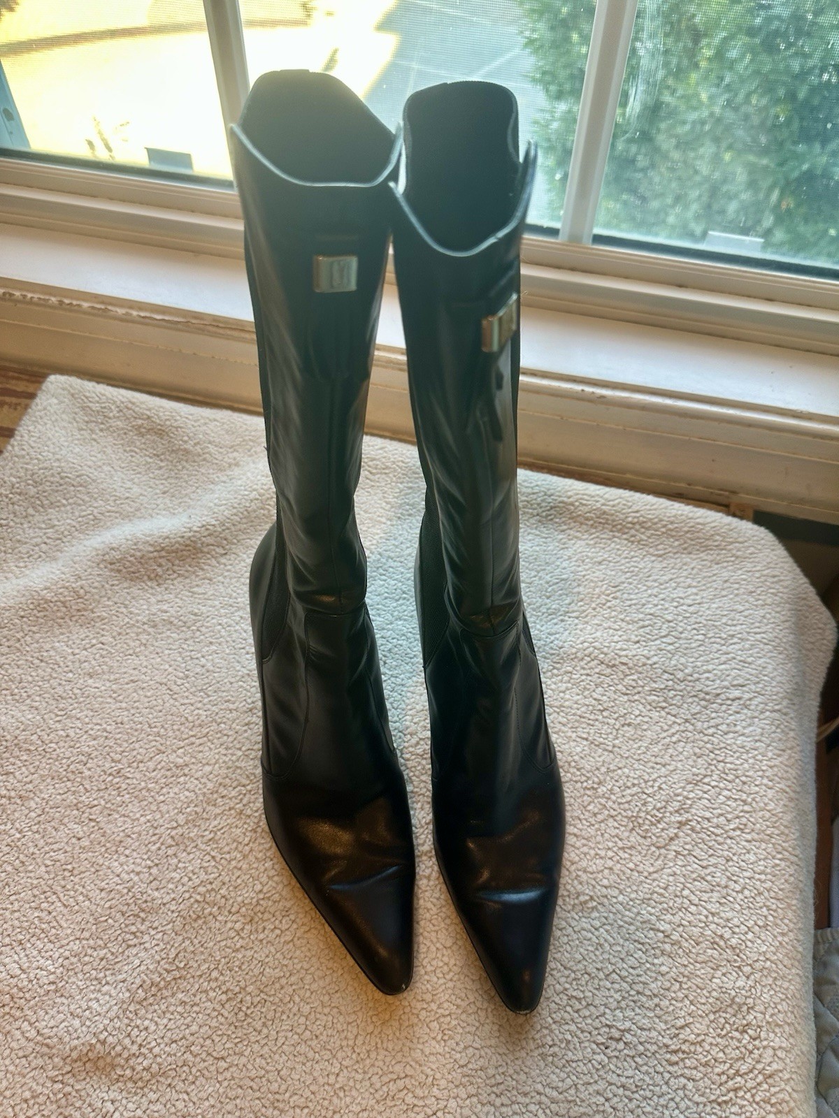 SAINT LAURENT Stivaletti Yves St Laurent "Iris" neri