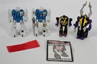 X-138 VINTAGE 1980'S HASBRO G1 TRANSFORMERS SHRAPNEL KICKBACK ETC ACTION FIGURES