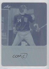 2013 Leaf Perfect Game Showcase Printing Plate Cyan 1/1 Michael Cantu #MC2 0g27