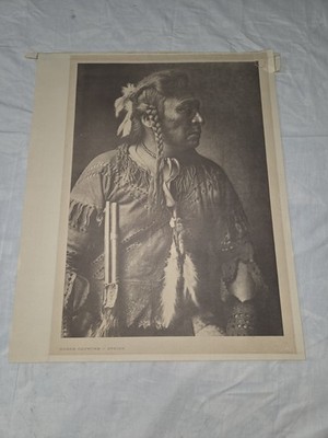 Edward Curtis American Indian Horse Capture Atsina Art Photo 18 Tall 14 1/2 Wide