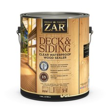  New Deck  Siding Clear Waterproof Wood Sealer, Clear, 1 Gallon
