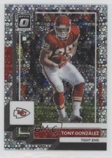 2022 Panini Donruss Optic Silver Circles Prizm /125 Tony Gonzalez #100 HOF 11mg