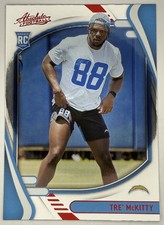 2021 Panini Absolute Red Rookie TRE' MCKITTY #182 Los Angeles Chargers RC