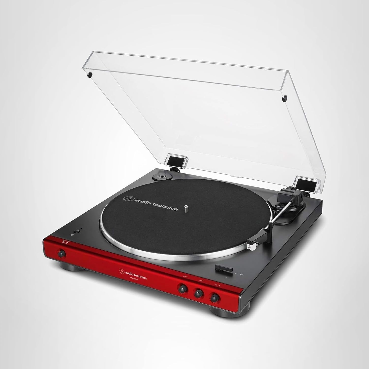 Audio-Technica Consumer AT-LP60XBT-RD Stereo Turntable with 