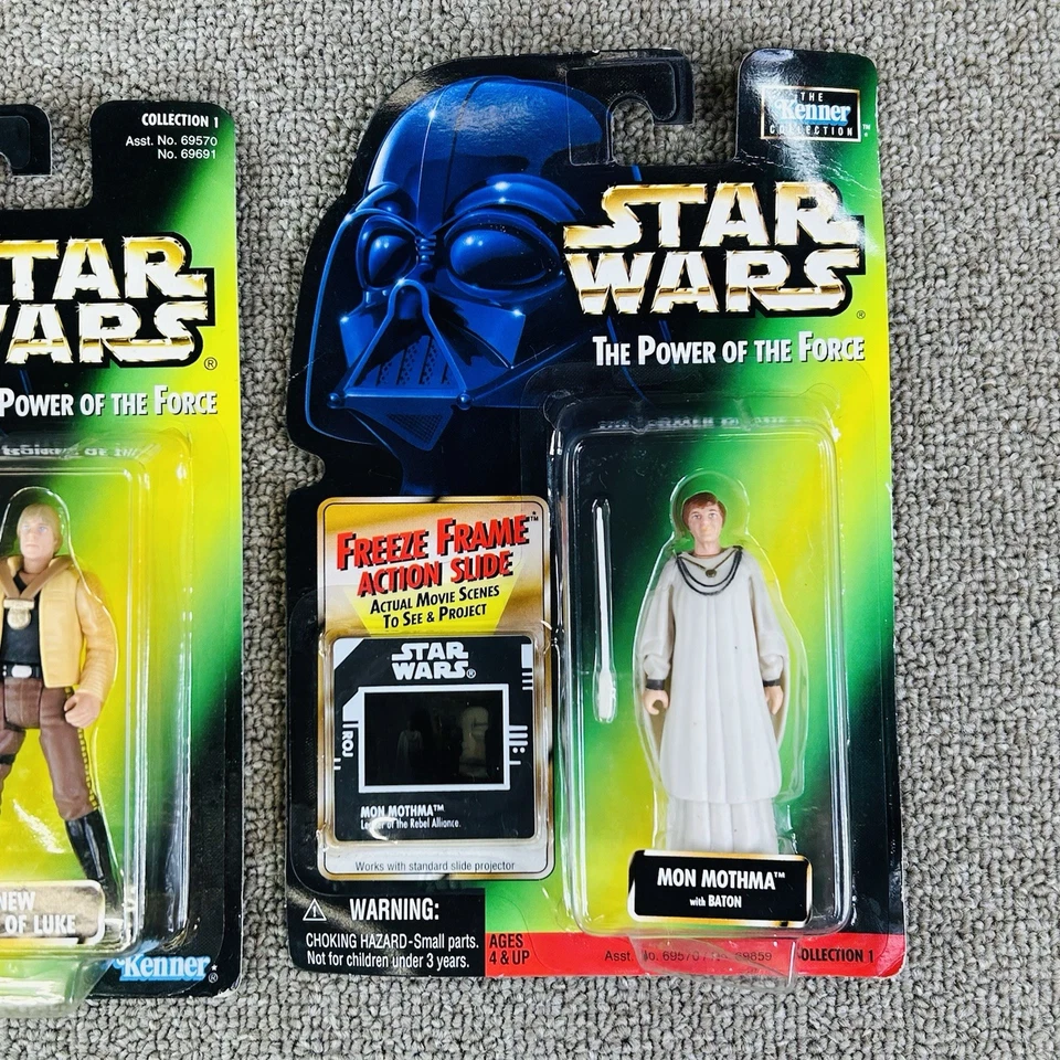 Star Wars Luke Skywalker Freeze Frame Mon Mothma & Biggs Darklighter Sellado De Colección Foto 4 de 4