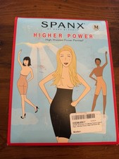 Spanx Higher Power Shorts Tummy Control Nude Sz M NEW NIB