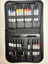 Winsor & Newton Promarker pens and storage case