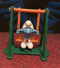 Ü Ei Maxi Schlumpf auf Schaukel, Figur, Die Schlümpfe, Peyo, sammeln
