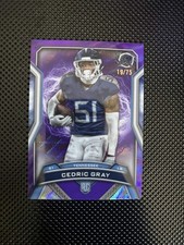 Cedric Gray (RC) 2025 Topps Resurgence Purple Wave /75
