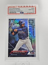 2018 Bowman Ronald Acuna RA Bowman Trendjng PSA 10 Gem