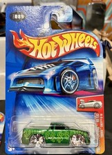 2004 Hot Wheels First Editions 89/100 'Tooned Chevy S-10 Green Collector #089