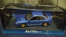AUTOart 1/18 Subaru Impreza WRX STI Type R GC8 Sports Blue Model Car