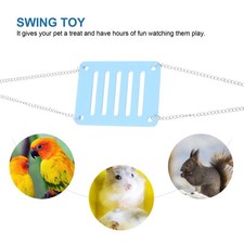 4 Pcs Hamster Swing Jumping Board Toy Plastic Hamster Swing Toys
