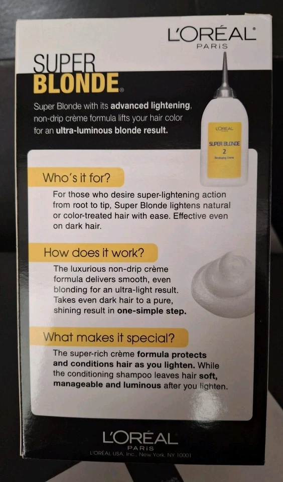 L'oreal Paris супер отбеливатель блондинка 200 крем осветления набор краска для волос цвет Loreal - Изображение 4 из 4