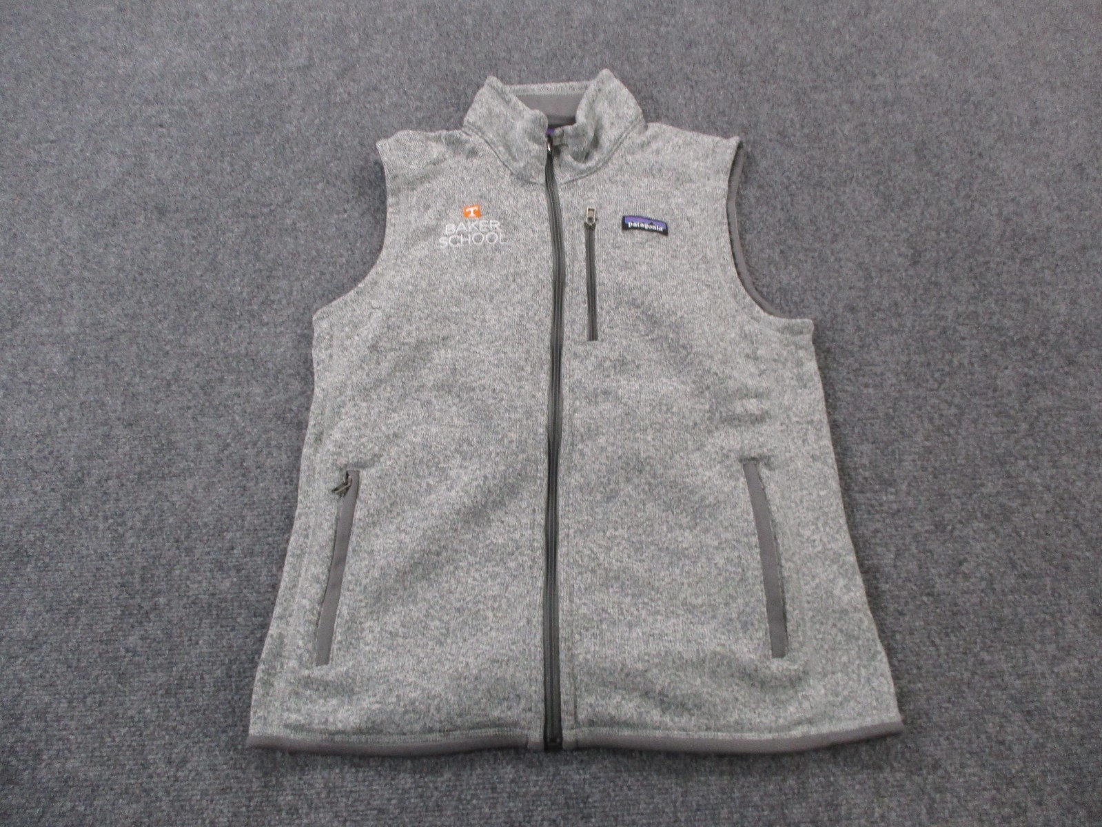 Patagonia Vest Jacket Mens M Gray Better Sweater Fleece Jumper Camping 25882