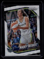 2025 Panini Prizm WNBA #50 Maddy Siegrist White Seismic Prizms
