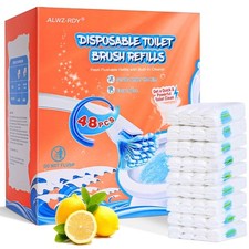 TOILET CLEANER REFILL PADS 48CT DISPOSABLE SCRUBBER REFILL FRESH BOWL PADS FOR B