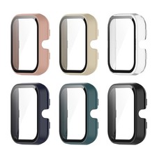 Full Coverage for Case with Tempered Film for AmazfitBIP U/for Watch for She
