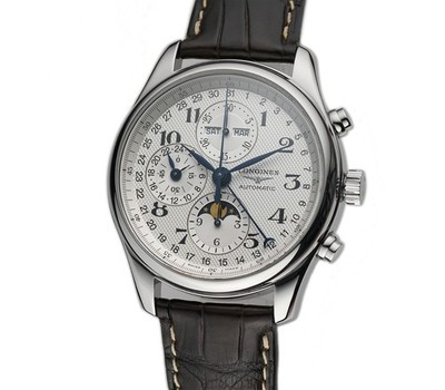 Longines Master Collection 42mm Triple Calendar Chrono Moonphase L2.773.4.78.3