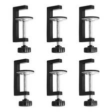 4 Pcs G Clamps for Woodworking C Wood Tiger Clamps Small 10-57mm Adjustable