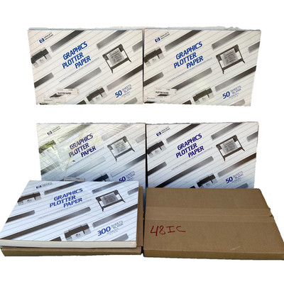 New Vintage Hewlett Packard HP Graphics Plotter Paper 11 x17  800 Sheets NIP NOS