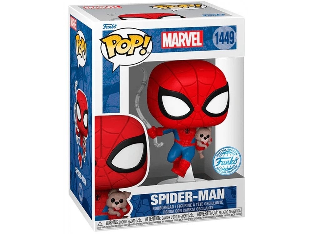 Funko Pop Spider-Man with Sandwich The Dog Vinyl Figure