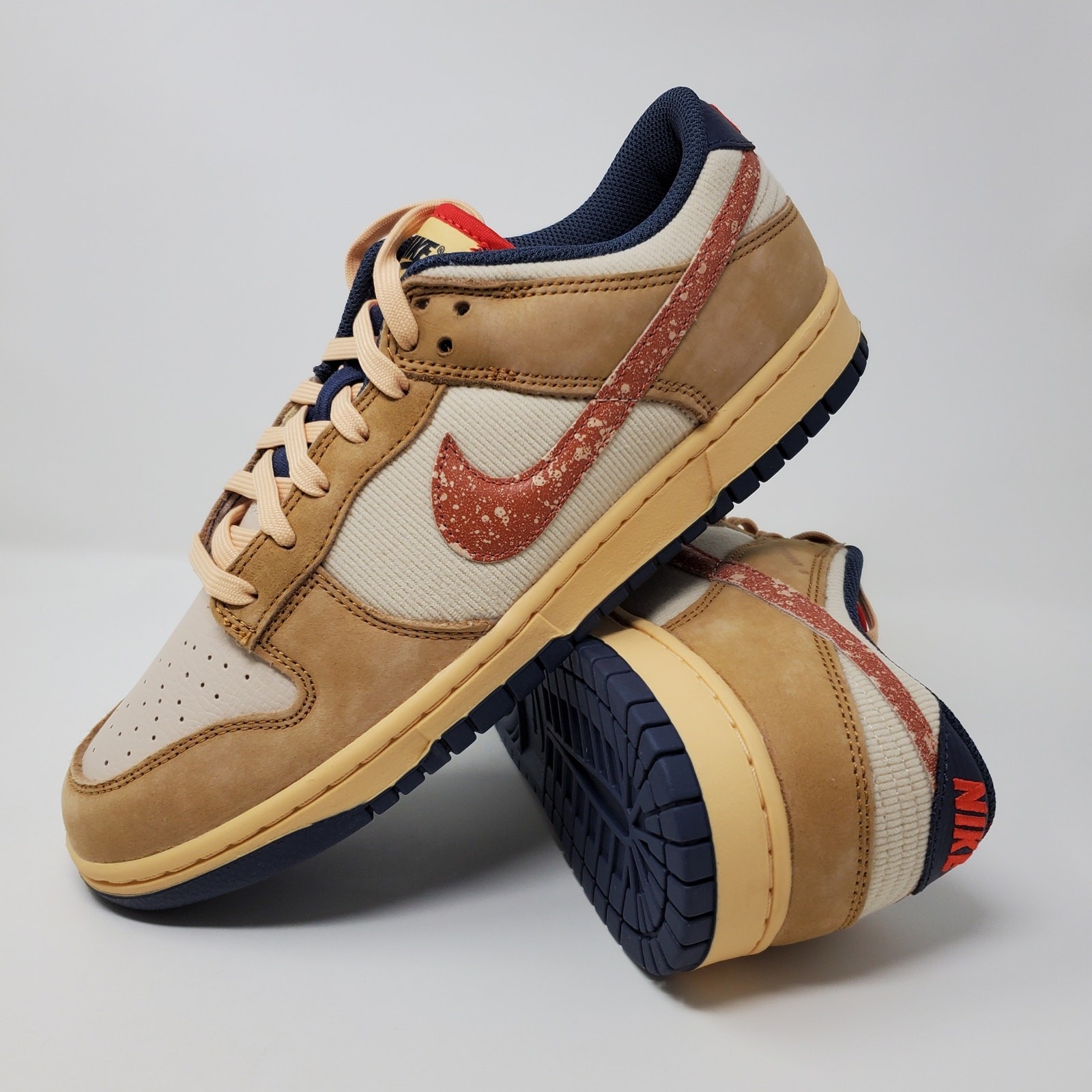 Nike Dunk Low Sketch and Exploration Sneakers HQ3640-790 Mens Size 9.5